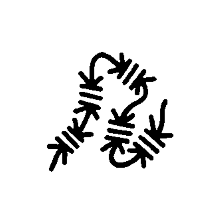 Minimal arrow temporary tattoo design