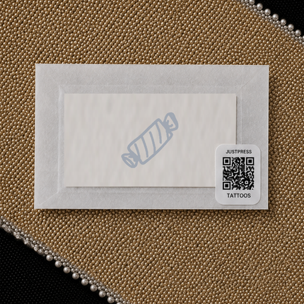 Doodle Wrapped Candy Temporary Tattoo packaging view