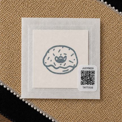 Dripping Candle Temporary Tattoo - JUST PRESS physical product image