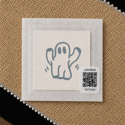 Dripping Knife Temporary Tattoo - JUST PRESS physical product image