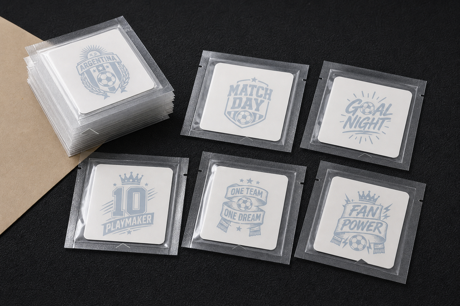 World Cup custom temporary tattoo packs