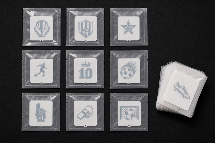 Custom tattoo packs for clubs and event teams