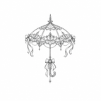 Lace Parasol Wrist / 3×3cm