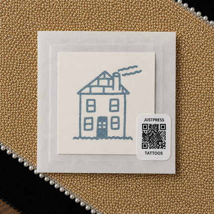 Little House Temporary Tattoo - JUST PRESS physical product image