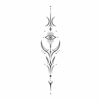 Lunar Eye Sigil Finger / 2×1cm