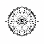 Lunar Thorn Eye Wrist / 3×3cm
