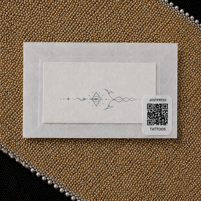 Mystic Eye Sigil Finger Temporary Tattoo packaging view