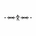 Barbed Rune Chain / 2×1cm