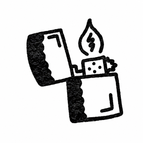 Open Lighter / 3x3cm