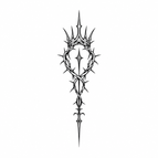 Rock Thorn Crown Finger / 2×1cm