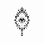 Sacred Eye Locket Wrist / 3×3cm