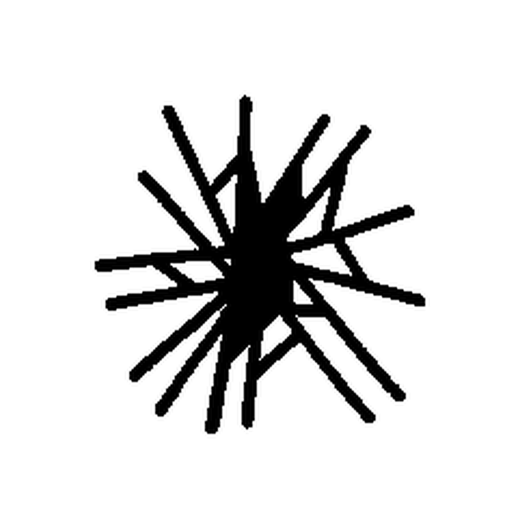 Minimal star temporary tattoo design