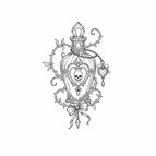 Thorn Apothecary Bottle Wrist / 3×3cm