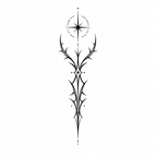 Thorn Halo Sigil Finger / 2×1cm