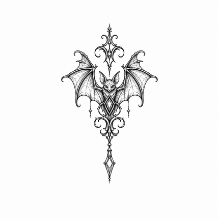 Thorn Ribbon Rose Wrist Temporary Tattoo - JUST PRESS product image