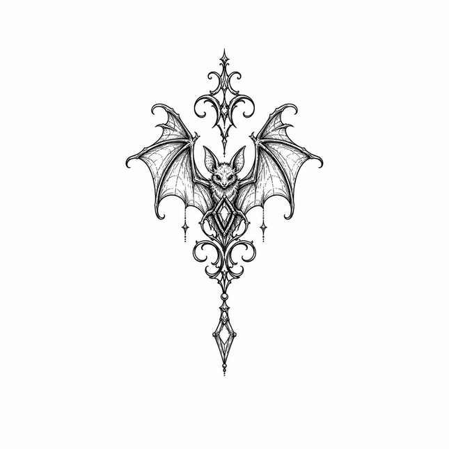 Thorn Ribbon Rose Wrist Temporary Tattoo - JUST PRESS product image