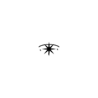 Tiny Barbed Star Finger / 2×1cm