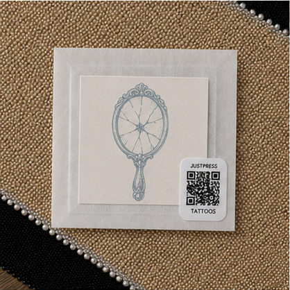 Hand Mirror Physical Packaging - JUST PRESS
