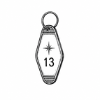 Motel Tag 13 / 3×3cm