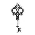 Ornate Key / 3×3cm