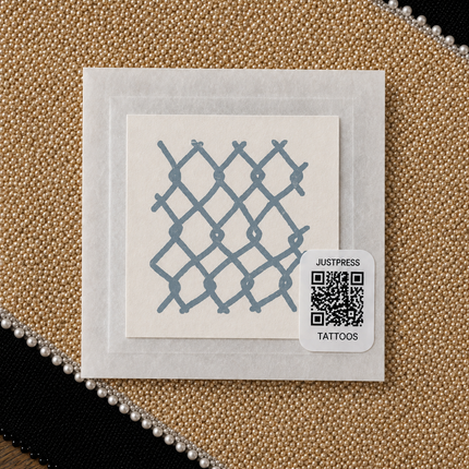 Waving Ghost Temporary Tattoo - JUST PRESS physical product image