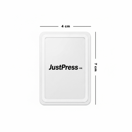 Custom VERTICAL Tattoo - JUST PRESS