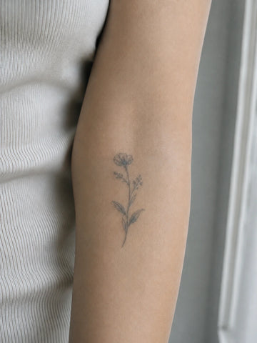 JUSTPRESS semi-permanent tattoo developing after 24 hours